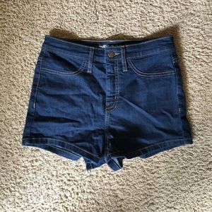 High waist Jean shorts